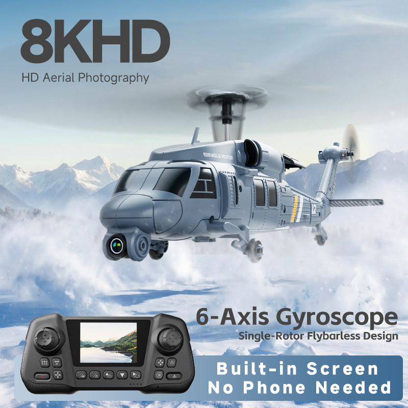 Helikopter RC 4DRC New L2 8K H - Gyroscope Rc Module ulasan dan harga